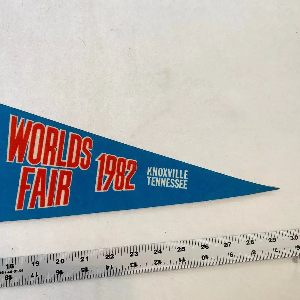 World's Fair 1982 Knoxville TN United States Pavilion Felt Pennant Lrg 30